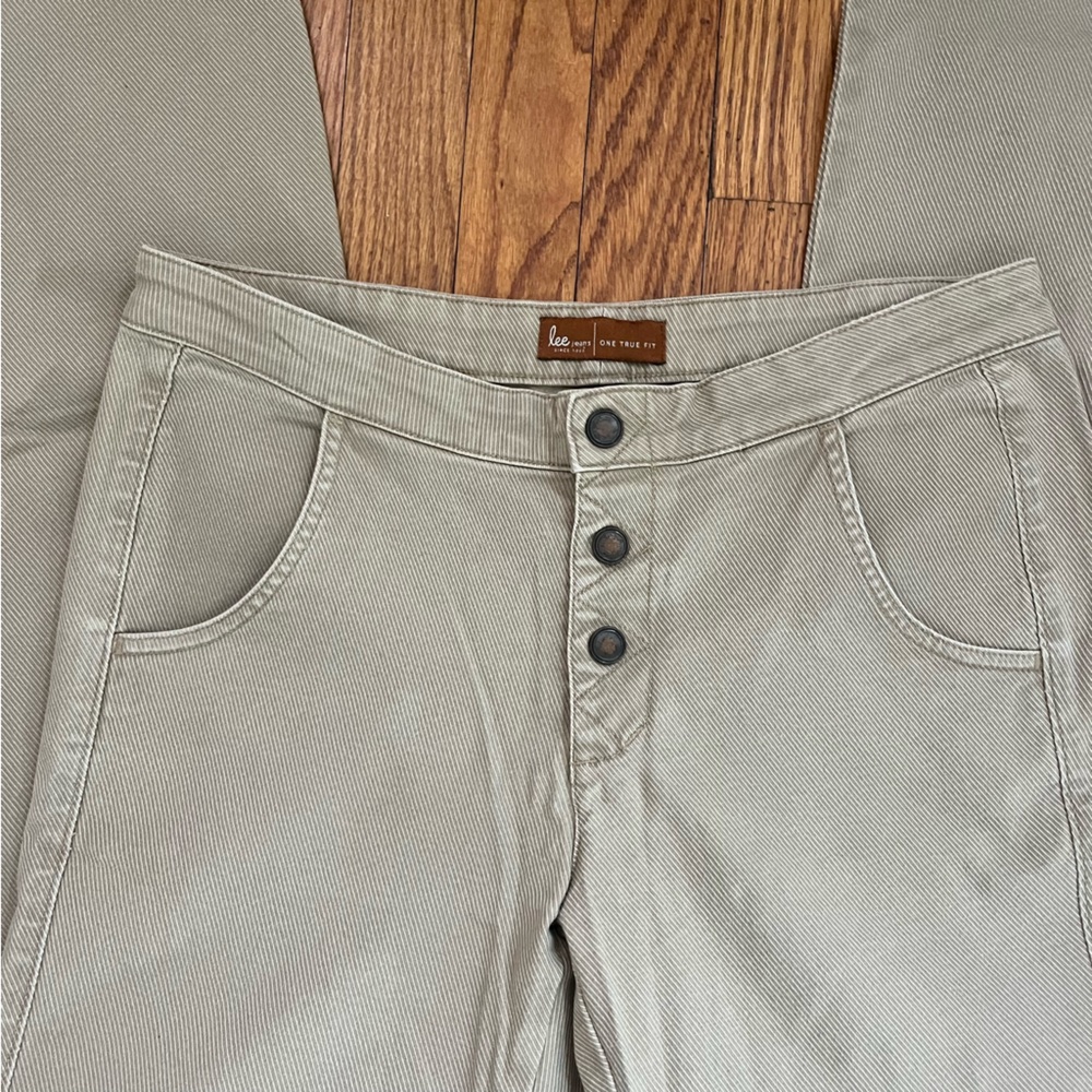 Vintage Khaki Flare Pants - Picture 2 of 7